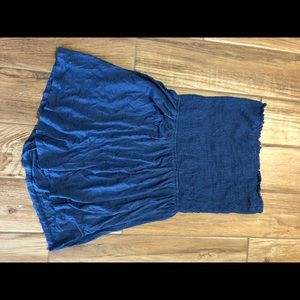 Listicle blue romper